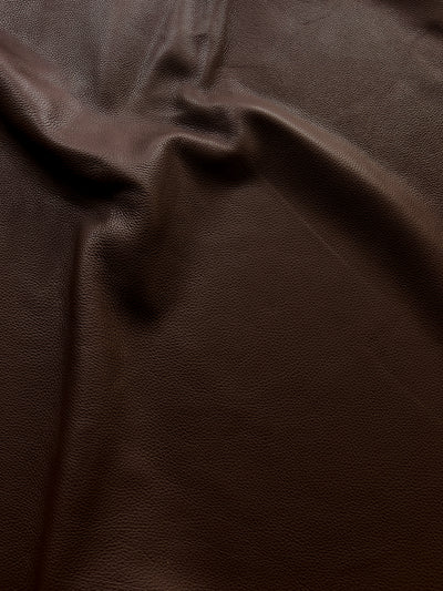 Chocolate Brown Premium Upholstery Cowhide shown in a full product view
