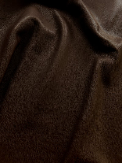 Chocolate Brown Premium Upholstery Cowhide alternate view showing color and surface finish
