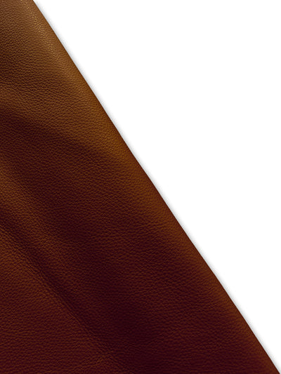 Cognac Premium Upholstery Cowhide alternate view showing color and surface finish