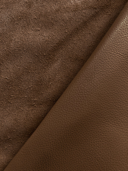 Taupe Premium Upholstery Cow Leather Whole Hide