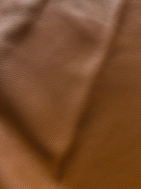 Dark Beige Premium Upholstery Cow Leather Whole Hide