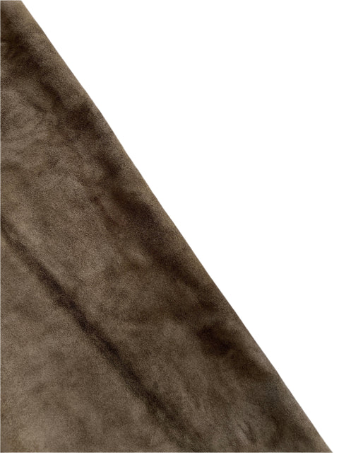 Taupe Cow Suede Skin