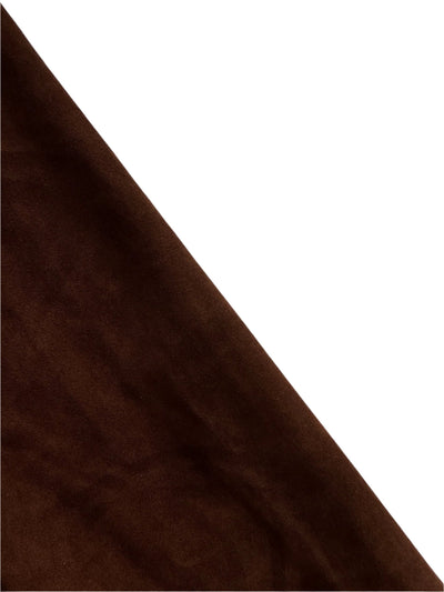 Chocolate Brown Cow Suede shown in a full product view