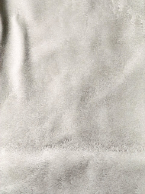 White Antique Distressed Cowhide – Chrome-Tanned Automotive and Furniture Upholstery Leather, Waxed Protective Finish, Top Grain, 1.2–1.4 mm (~3/4 oz), ~50 Sq Ft Whole Hide