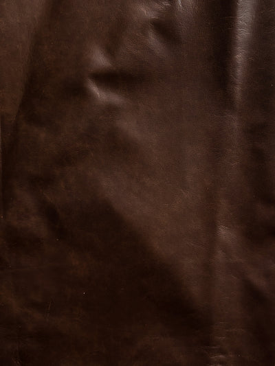Coffee Antique Distressed Upholstery Cowhide shown in a full product view