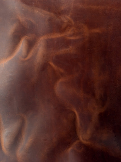 Mocha Crazy Horse Leather, 12 × 24 in alternate view showing color and surface finish