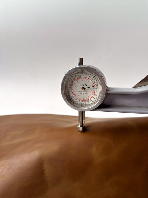Luggage Crazy Horse Cowhide – Distressed Wax/Oil Finish, 1.8–2.0 mm (4–5 oz), Pre-Cut Leather Sheets (12" × 24")