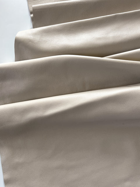 Off White Natural Grain Cowhide