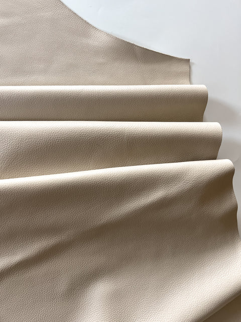 Off White Natural Grain Cowhide