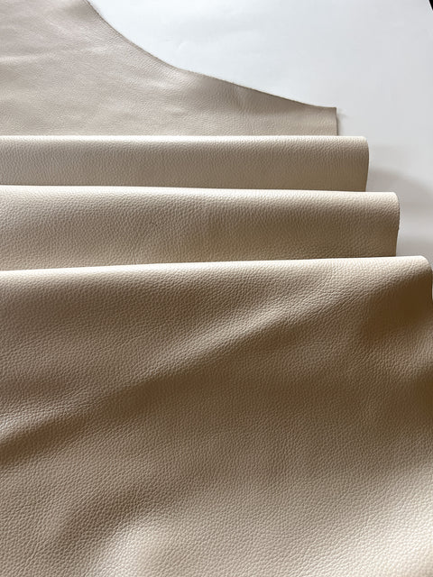 Off White Natural Grain Cowhide