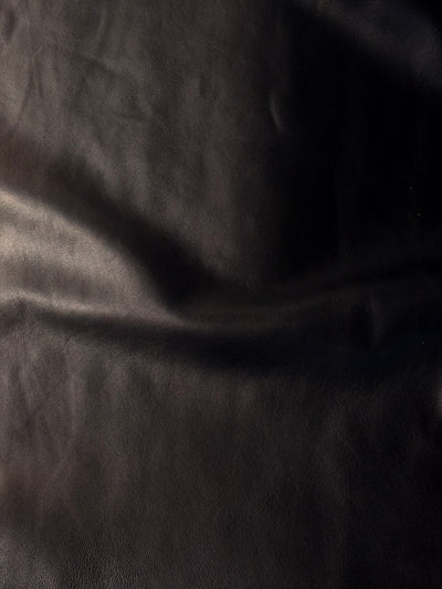 Black Italian Nappa Lambskin shown in a full product view