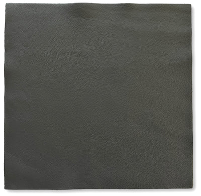 Grey Cowhide Leather Sheets, 12 × 12 in shown in a full product view