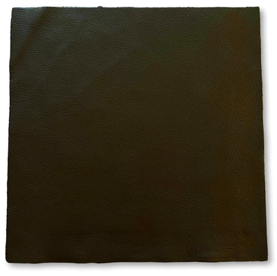 Chocolate Cowhide Leather Sheets, 12 × 12 in shown in a full product view