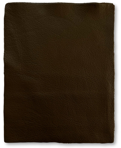 Chocolate Brown Cowhide Sheets, 8.5 × 11 in shown in a full product view