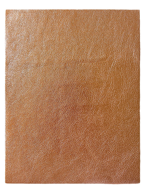 Rose Gold Metallic Leather: 8.5" x 11" Pre-Cut Pieces