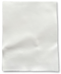White Smooth Cow Natural Grain Cowhide Leather: 8.5'' x 11'' Pre-Cut Leather Pieces