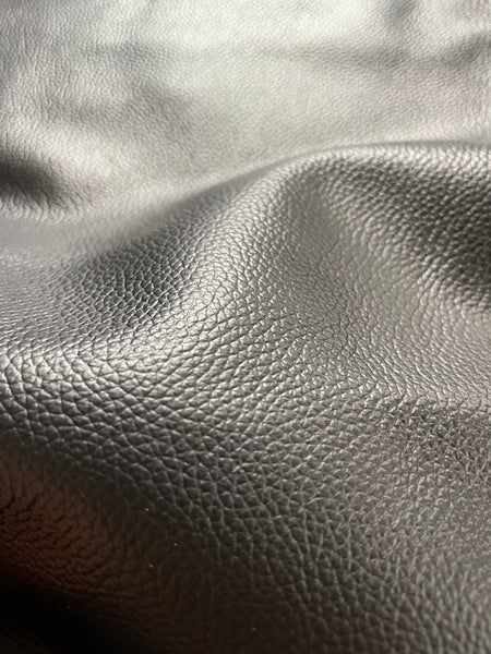 Black Classic Upholstery Cow Leather Whole Hide