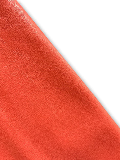 Living Coral Full-Aniline Cowhide shown in a full product view