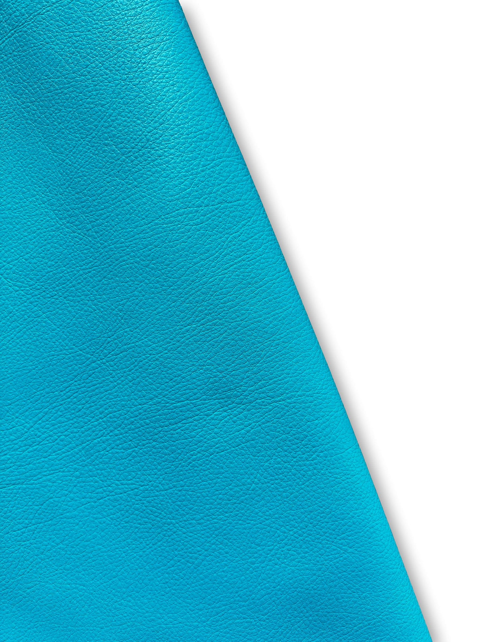 Turquoise Natural Grain Cowhide Leather Skins
