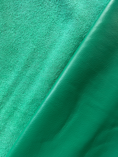 Kelly Green Full-Aniline Cowhide alternate view showing color and surface finish