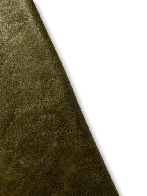 Olive Pull Up Cowhide
