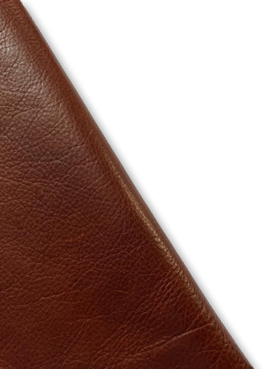 Saddle-style distressed cowhide shown in a full product view