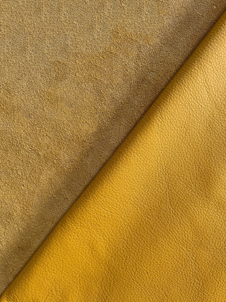 Butterscotch Natural Grain Cowhide Leather Skins