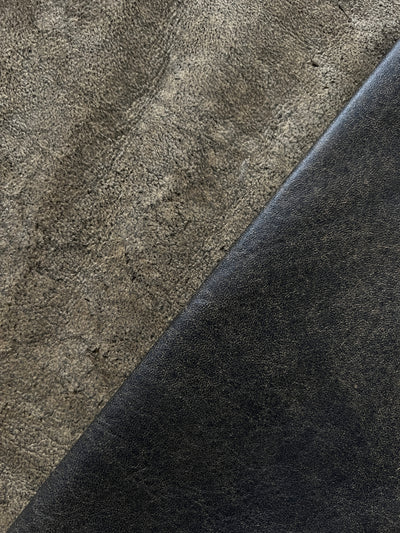 French Distressed Lambskin alternate view showing color and surface finish