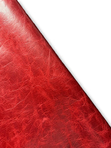 Red Pull Up Cow Leather Skins