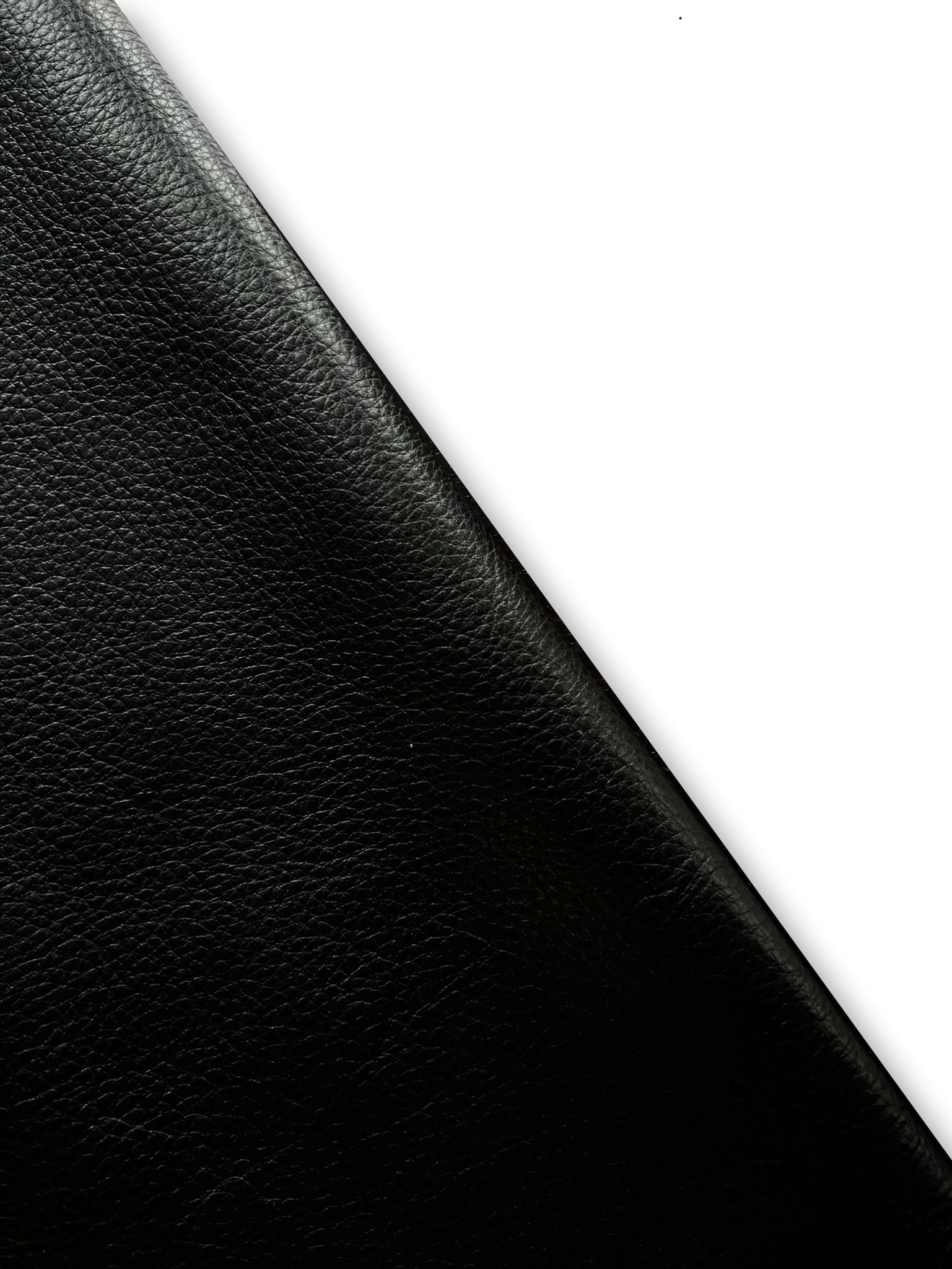 Real Genuine Black Calf Hide Leather: Thick Leather Cow Hide Black