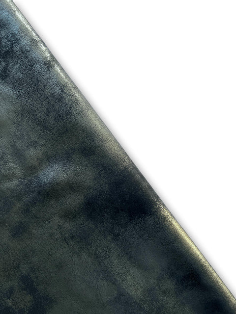 Black/Graphite Distressed Metallic Nubuck Cowhide