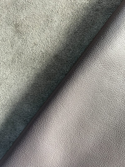 Grey Full-Aniline Cowhide alternate view showing color and surface finish