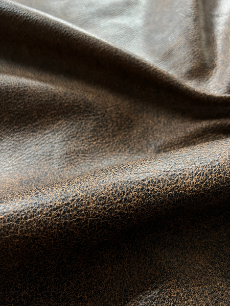 French Distressed Cow Leather Whole Hide