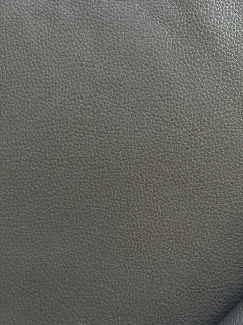 Pewter Firenze Premium Upholstery Cow Leather Whole Hide