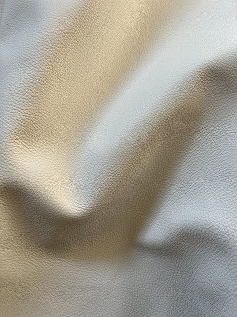 White Premium Upholstery Cow Leather Whole Hide