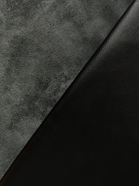 Black Classic Upholstery Cow Leather Whole Hide