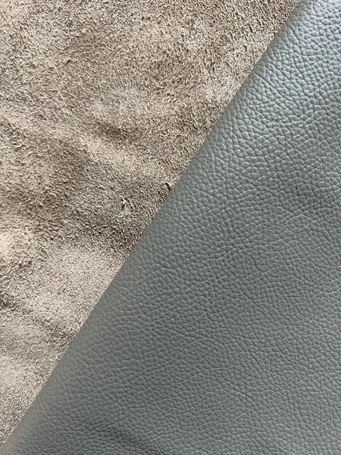 Grey Classic Upholstery Cow Leather Whole Hide