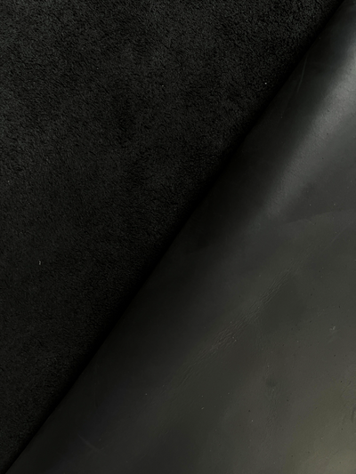 Black Crazy Horse Cowhide alternate view showing color and surface finish
