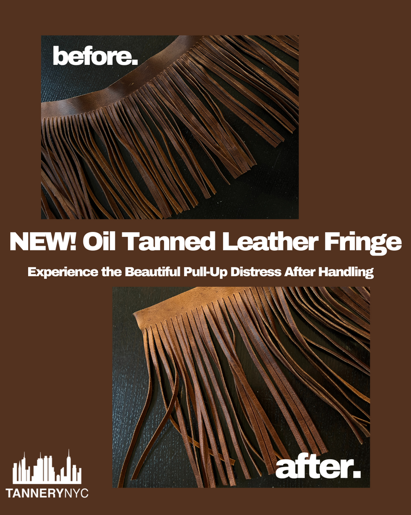 Leather Fringe: Sold by the Foot – TanneryNYC