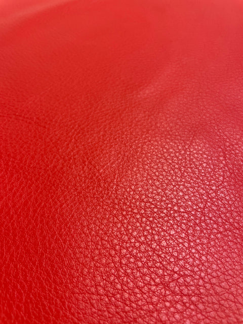 Red Natural Grain Cowhide