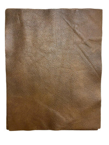 Antique Brown Distressed Cowhide Leather: 8.5'' x 11'' Pre-Cut Pieces