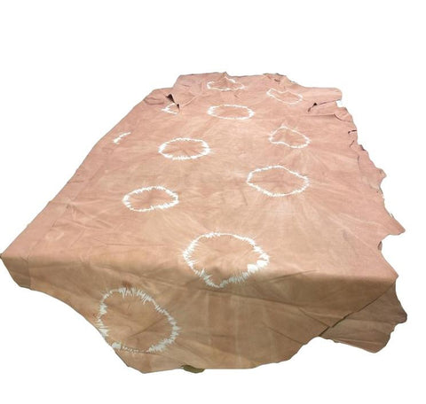 LIMITED OFFERING:  Pink Tie Dye Cow Leather Skins