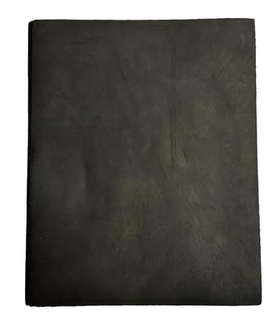 Black Crazy Horse Leather, 8.5 × 11 in shown in a full product view