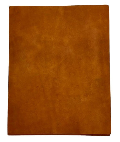 Whiskey Crazy Horse Leather, 8.5 × 11 in shown in a full product view