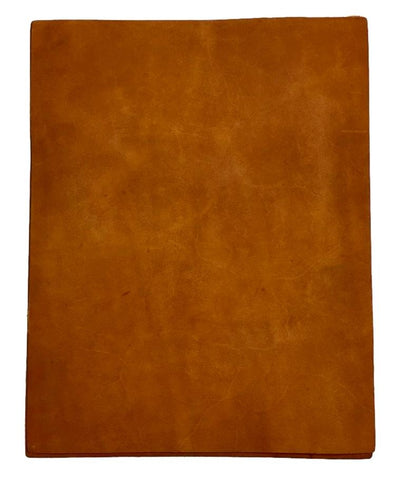 Whiskey Crazy Horse Cowhide Leather: 8.5" x 11" Pre Cut Pieces