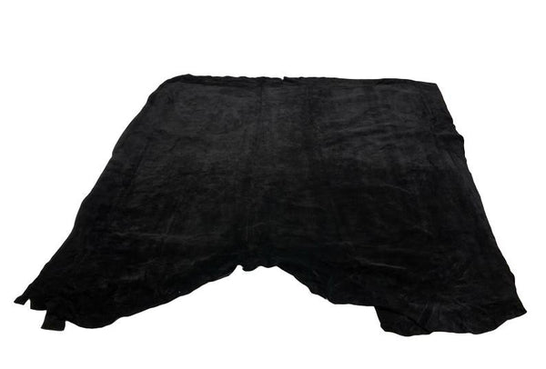 Black Cow Suede Skins (12 square foot average)