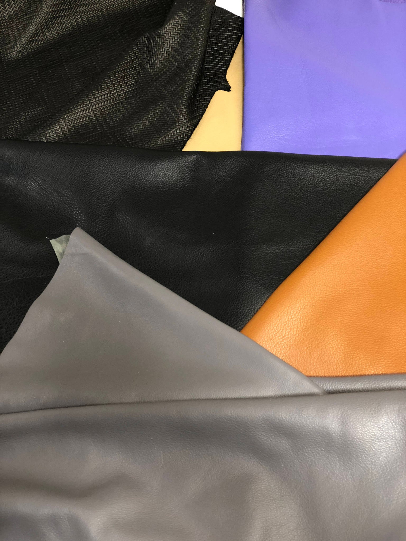 Variety Pack: 3 Skins of Miscellaneous Colors in Cow Leather