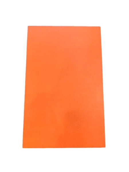 Orange Smooth Italian Calf Leather: 7.5" x 12" Pre-Cut Pieces